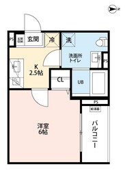 CRASTINE小路東Aの物件間取画像